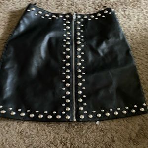 Leather skirt